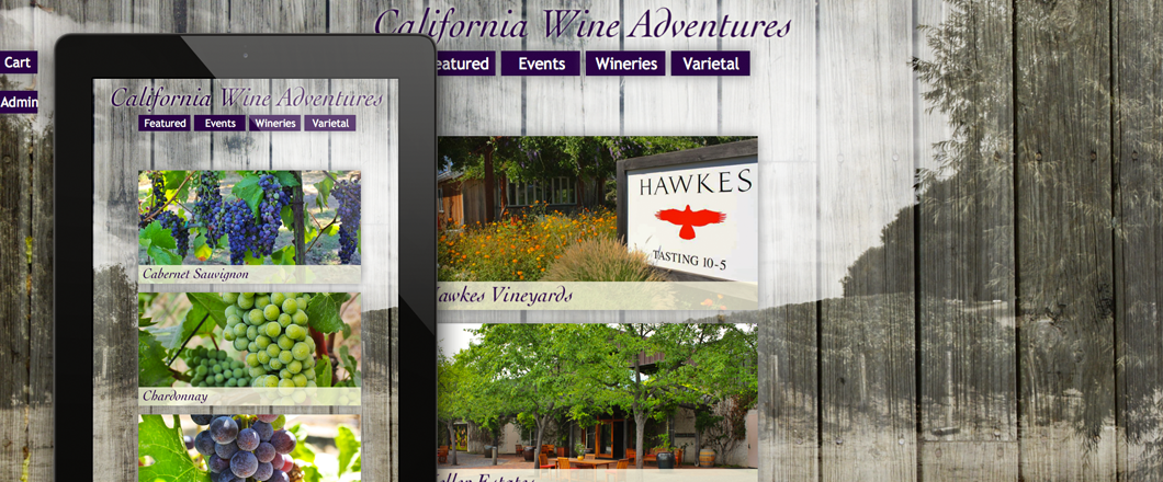 California Wine Adventures e-Commerce Website